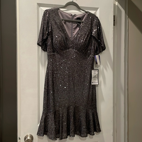 Nightway Sequin Evening/Cocktail Dress - Picture 1 of 16
